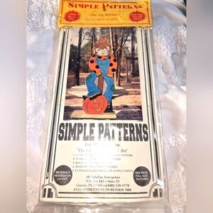 Scarecrow And Pumpkin Simple Patterns Yard Decor Halloween Pattern
